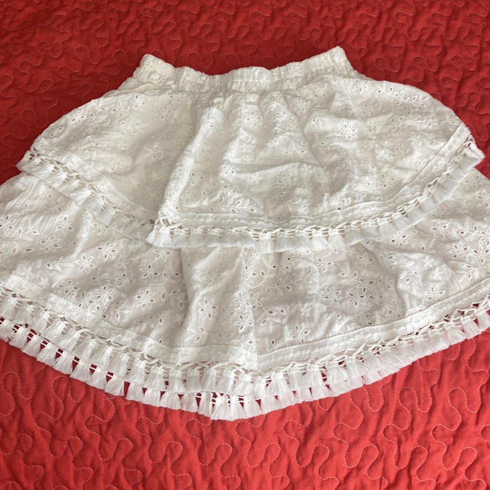 Skylar + Madison Eyelet A Cross the LineBobbi Rocco Skirt